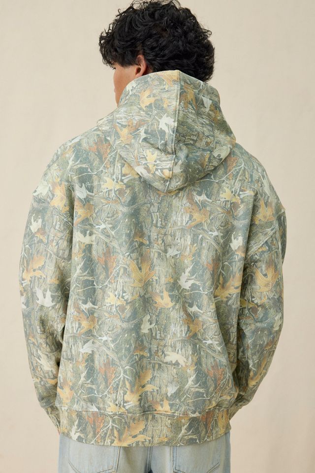 GUESS JEANS Baker Logo Camo Hoodie Sweatshirt #1