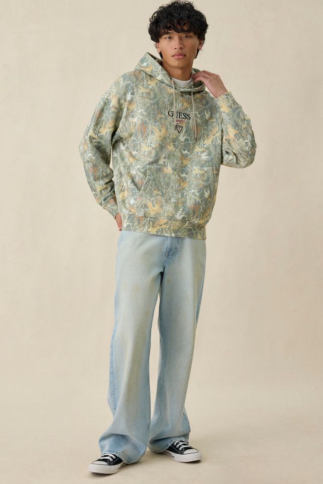 GUESS JEANS Baker Logo Camo Hoodie Sweatshirt #3