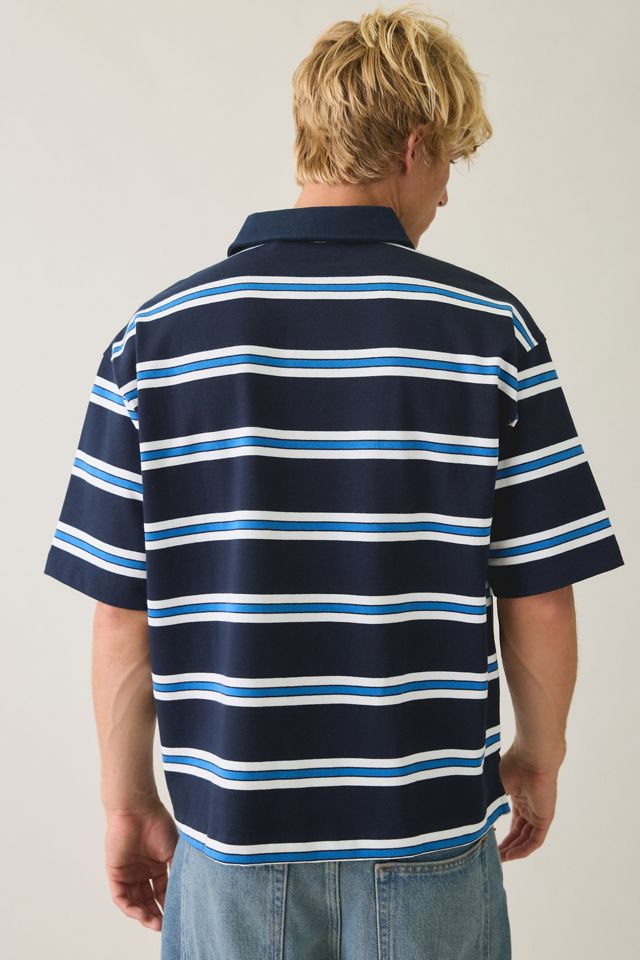 GUESS JEANS Striped Boxy Fit Tee #1