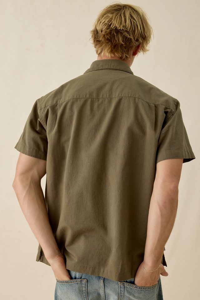 Chemise tissée à boutons Perry OBEY #1