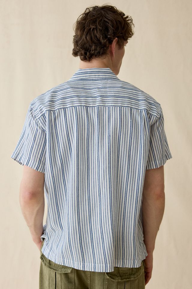 Chemise tissée à col Evans à manches courtes OBEY #1