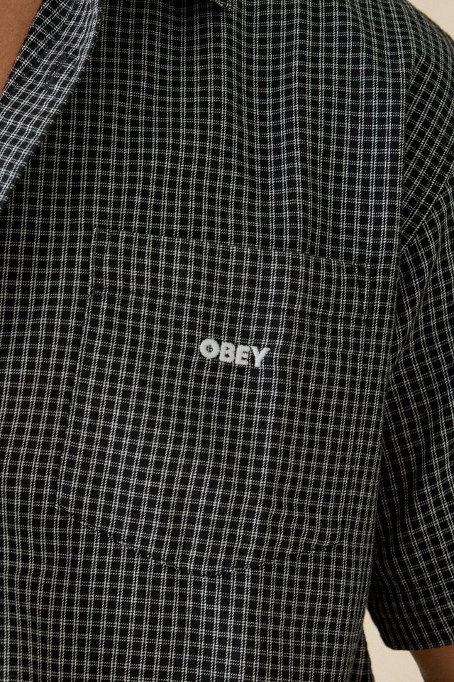 Chemise boutonnée à micro-carreaux OBEY Bigwig Frank #2