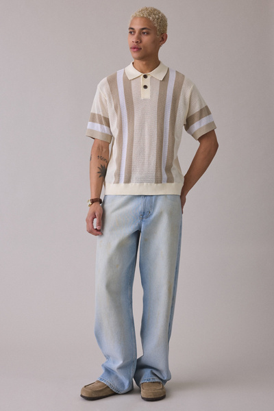 OBEY Seth Striped Polo Sweater | Urban Outfitters