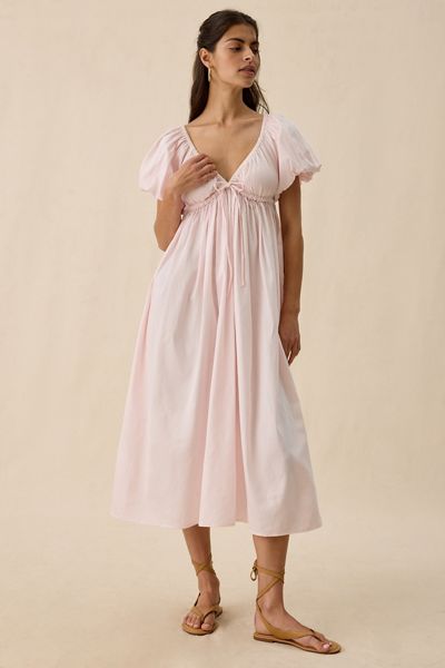 Pink Midi Dresses | Urban Outfitters
