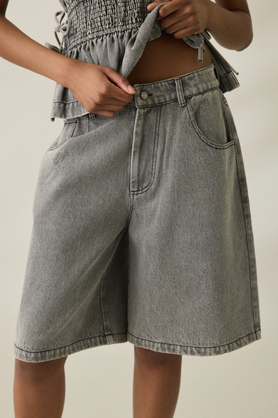 Muse Assembly Flora Mid-Rise Baggy Jorts