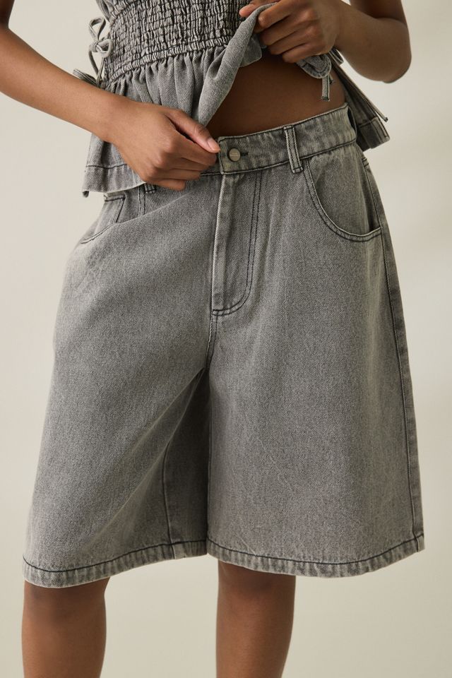 Muse Assembly Flora Mid-Rise Baggy Jorts #1