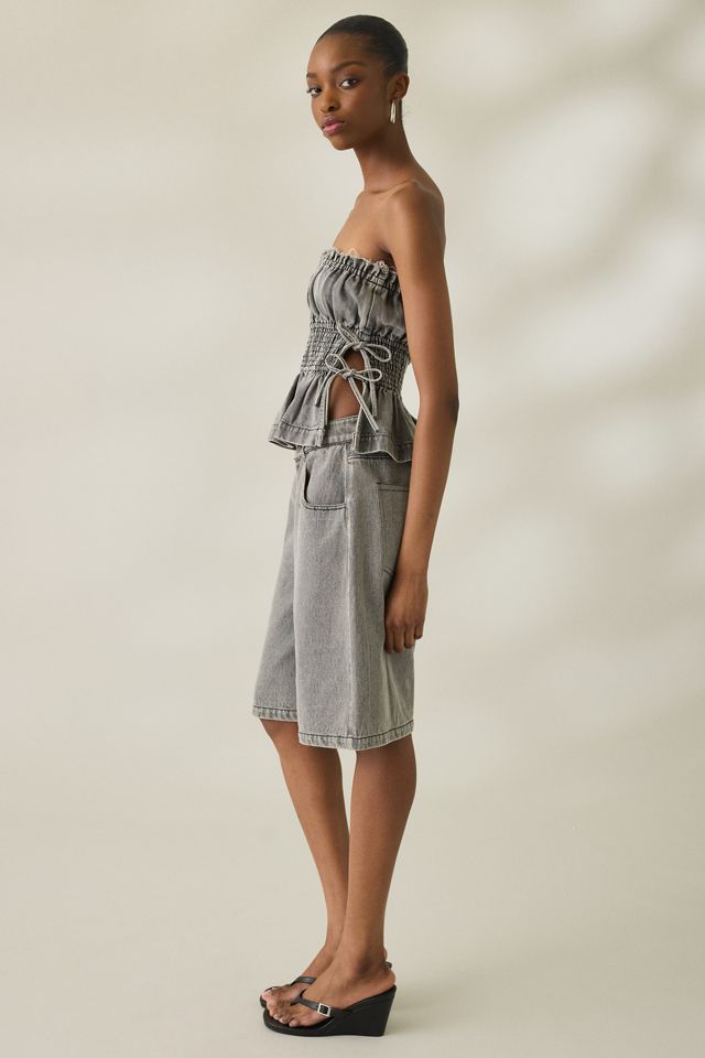 Muse Assembly Flora Mid-Rise Baggy Jorts #2