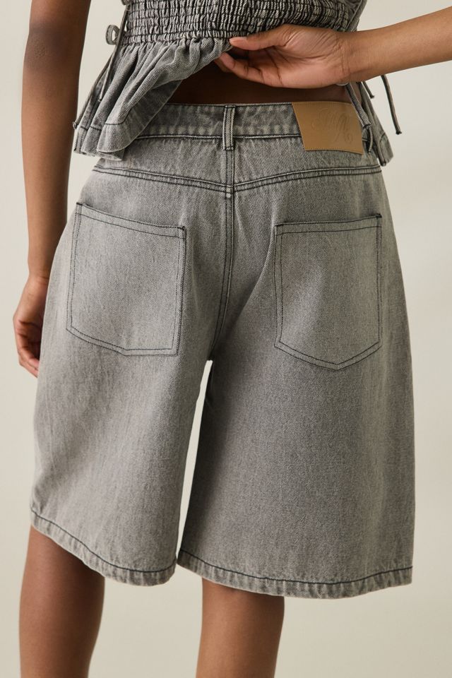 Muse Assembly Flora Mid-Rise Baggy Jorts #3