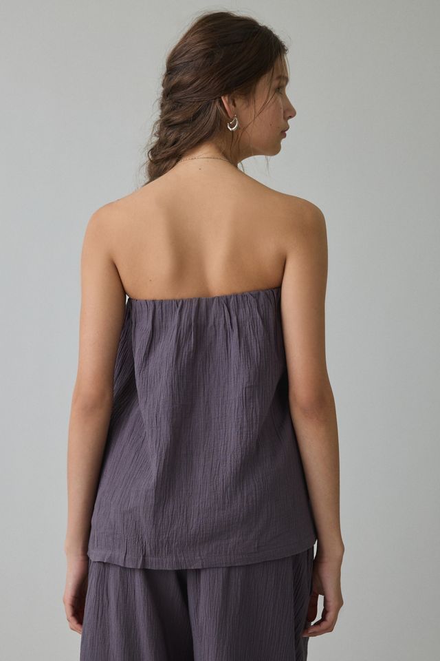 Haut bustier asymétrique à enveloppe Muse Assembly Fern #3