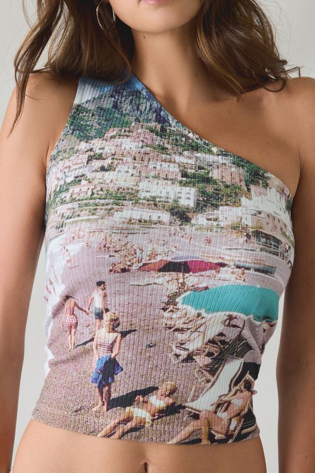 Muse Assembly Sandy One-Shoulder Top #2