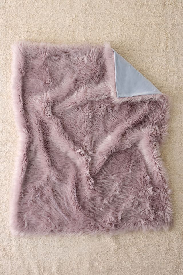 Rory Faux Fur Throw Blanket #1