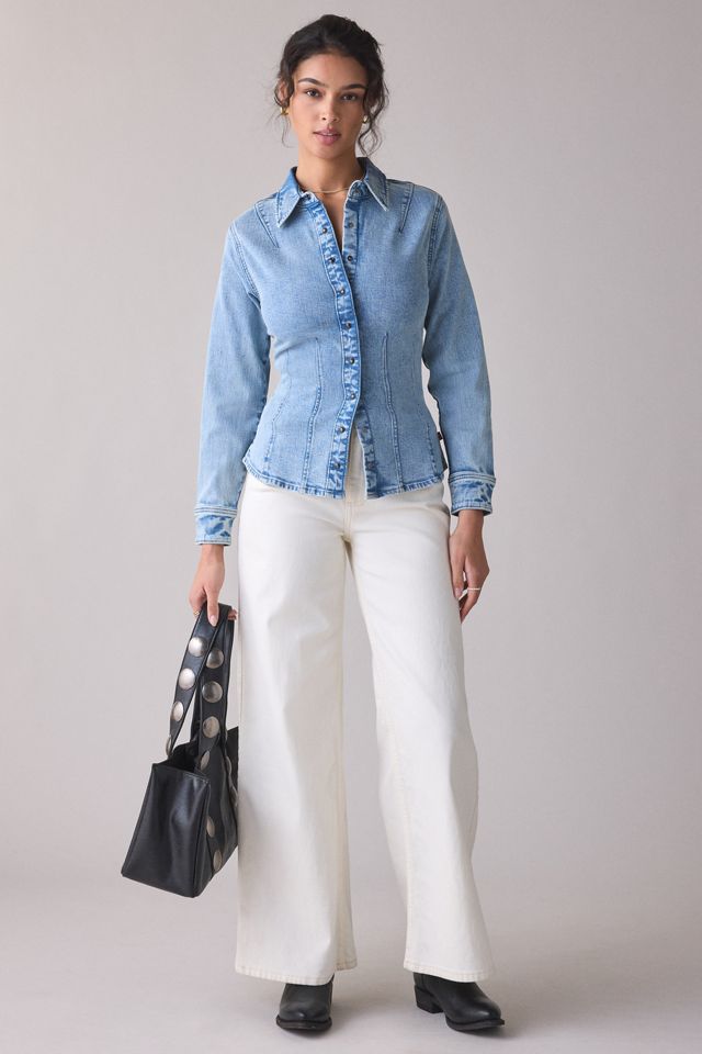 Levi’s® Long Sleeve Shaped Denim Shirt #2