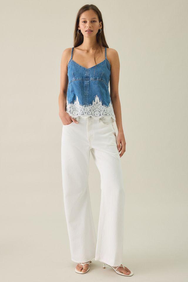 Levi’s® '90s Denim Lace Trim Cami #1