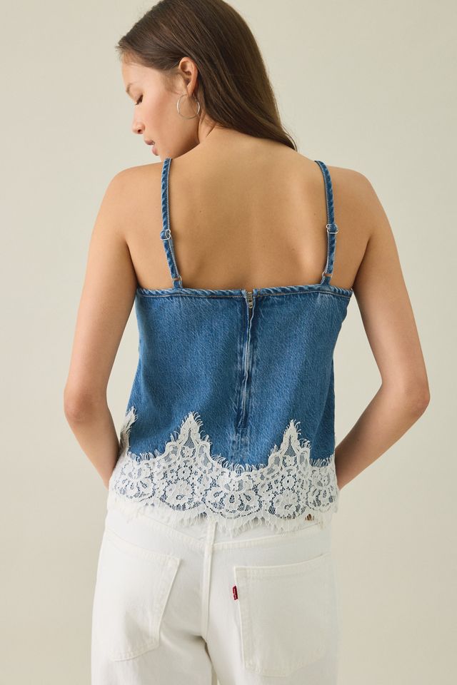 Levi’s® '90s Denim Lace Trim Cami #2