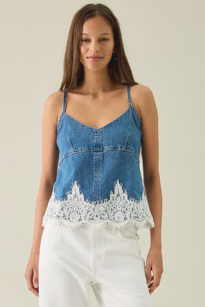 Levi’s® '90s Denim Lace Trim Cami