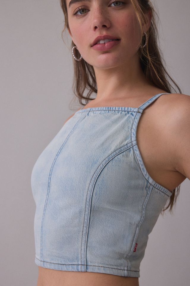 Levi’s® Square Neck Denim Tank Top #3