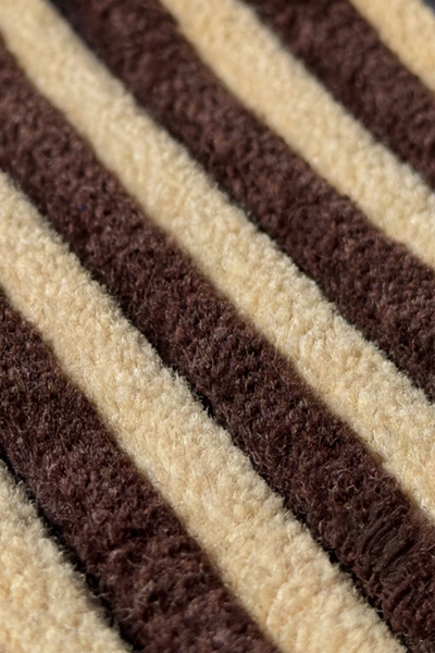 Jubi Relay Striped Hand Tufted Wool Rug