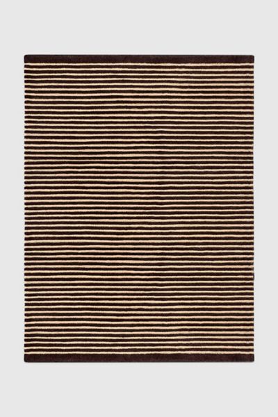 Jubi Relay Striped Hand Tufted Wool Rug