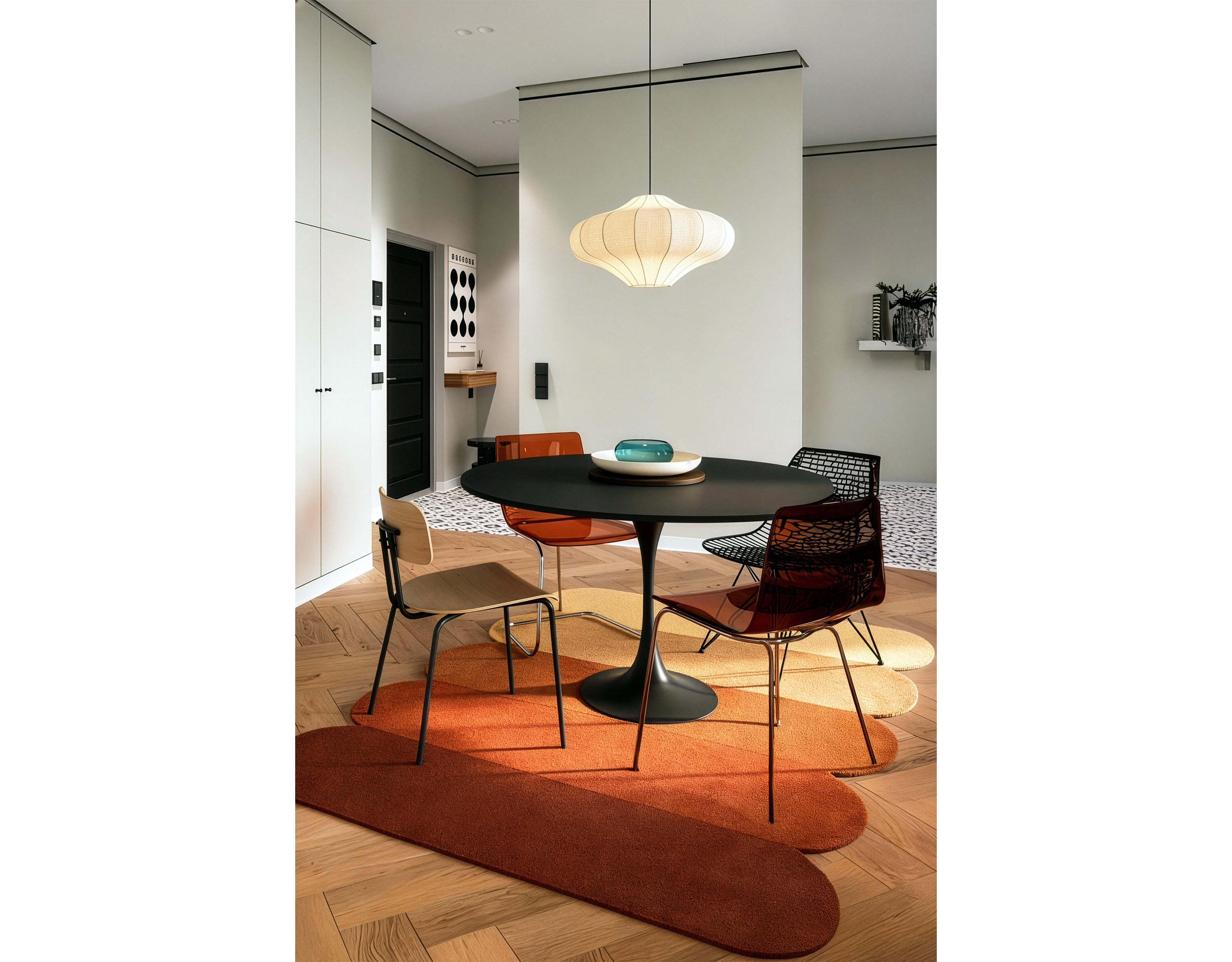 Jubi Tiers Hand Tufted Wool Rug