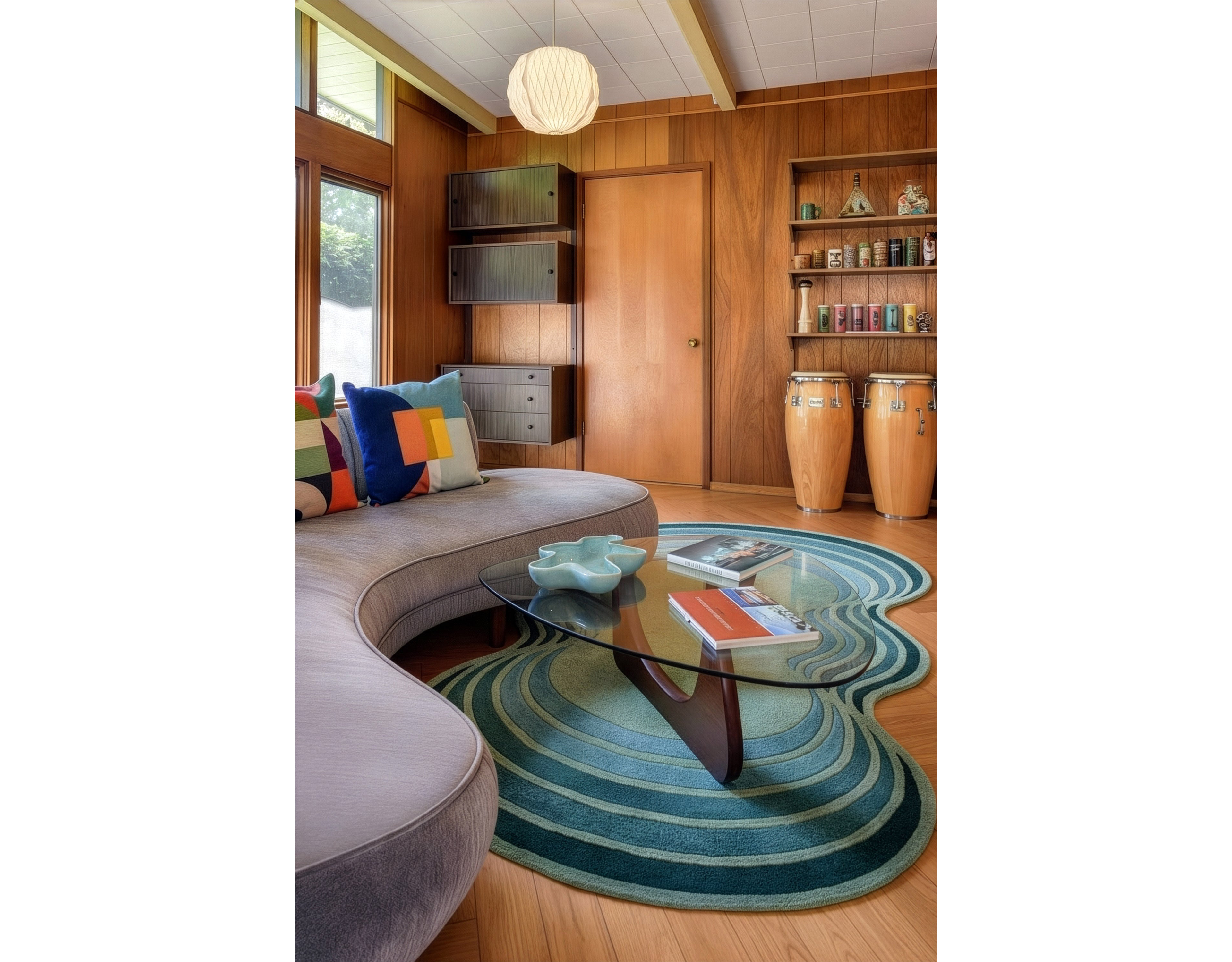 Jubi Undula Hand Tufted Wool Rug