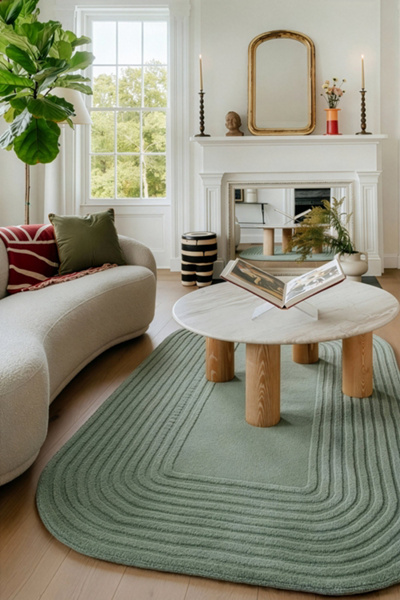 Jubi Zen Garden Hand Tufted Wool Rug