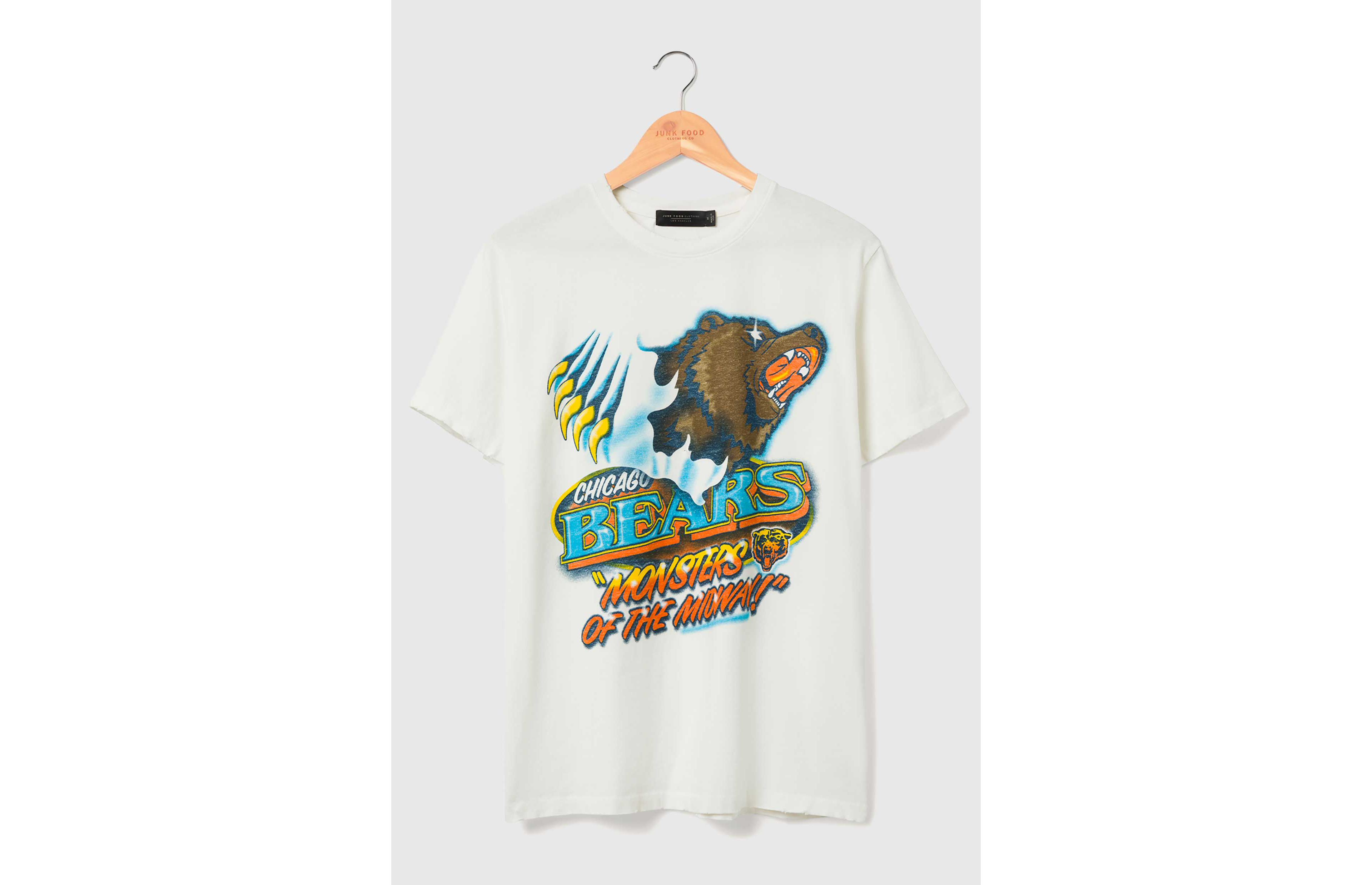 Junk Food NFL Chicago Bears Monsters Vintage Inspired Tee