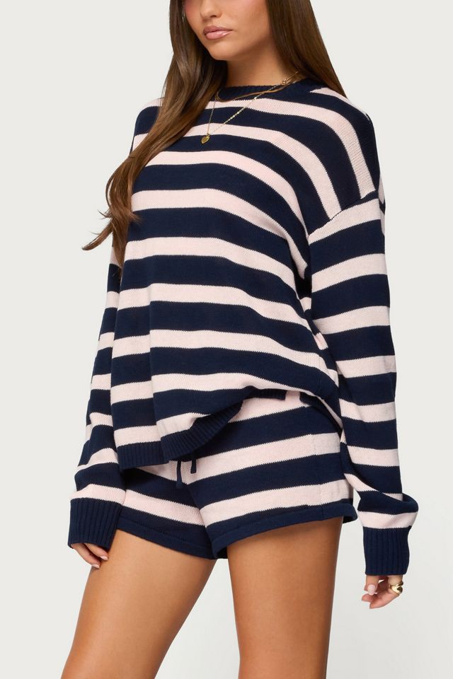 Edikted Amaris Oversized Striped Sweater #3