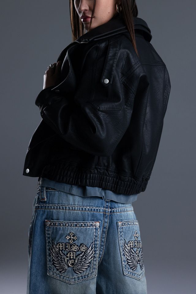 Miss Me Lonnie Leather Jacket #2