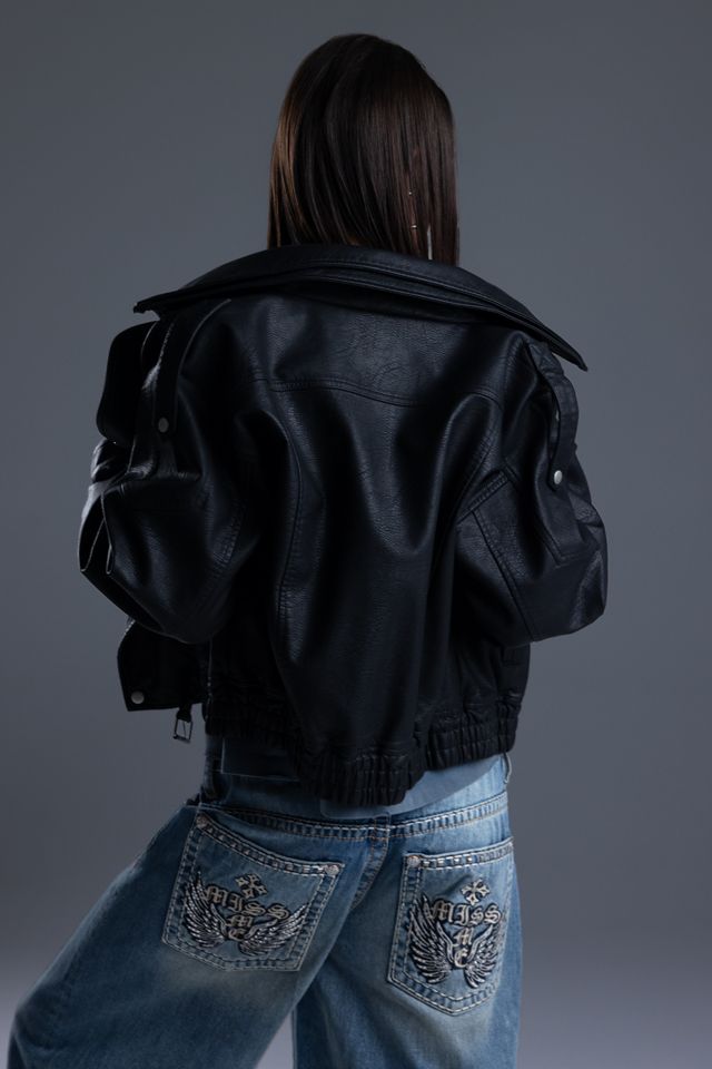 Miss Me Lonnie Leather Jacket #3