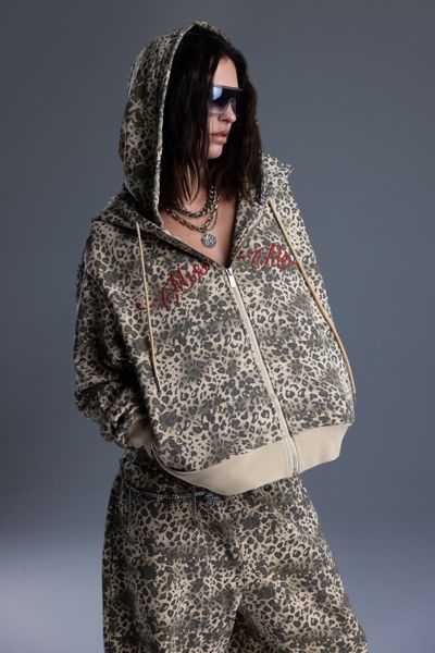 Miss Me Natasha Double Zip Up Hoodie