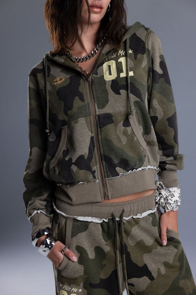 Miss Me Sadie Camo Zip Up Hoodie #3
