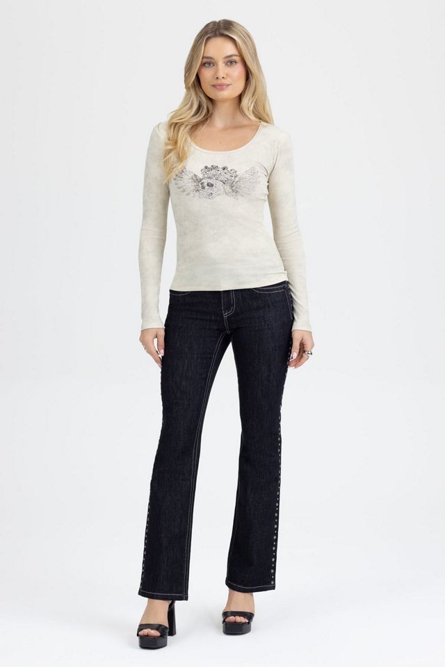 Miss Me Arlo Ribbed Knit Top #3
