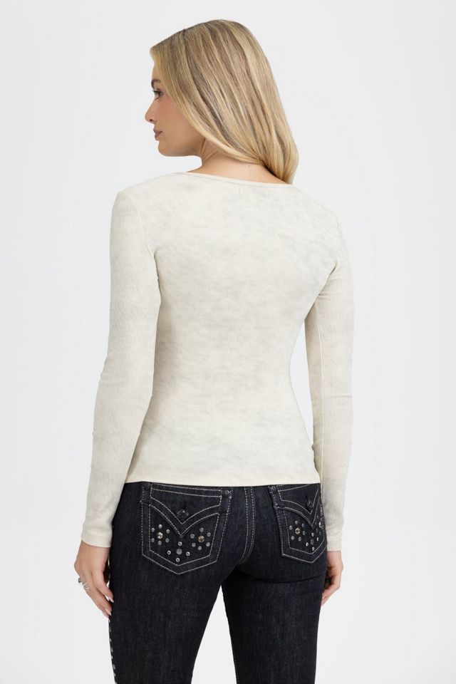 Miss Me Arlo Ribbed Knit Top #4
