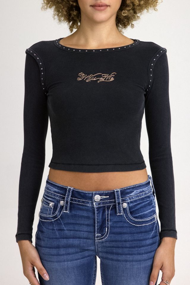 Miss Me Avril Studded Top #1