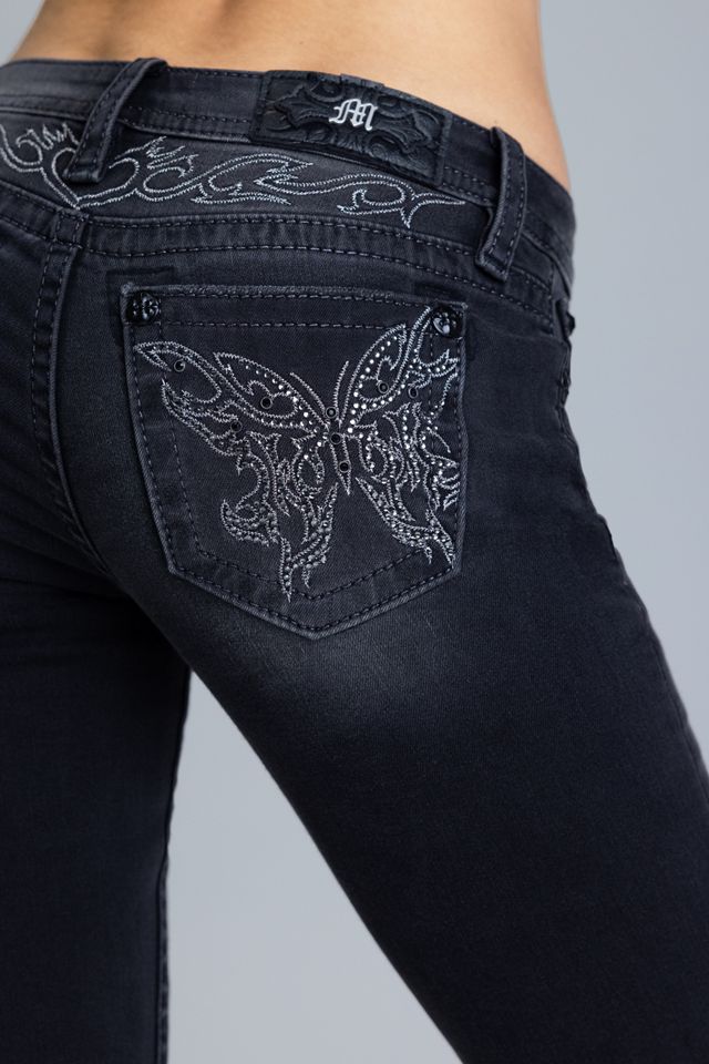 Miss Me Risa Butterfly Bootcut Jean #1