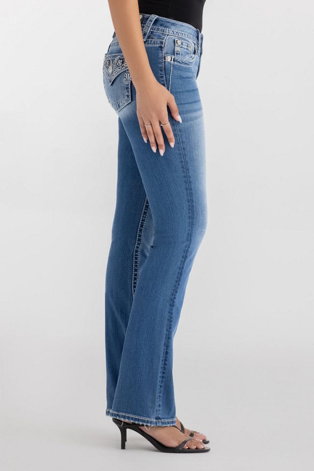 Miss Me Solene Fleur Bootcut Jean #4