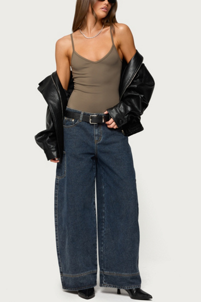 Edikted Nea Pocket Low Rise Baggy Jeans