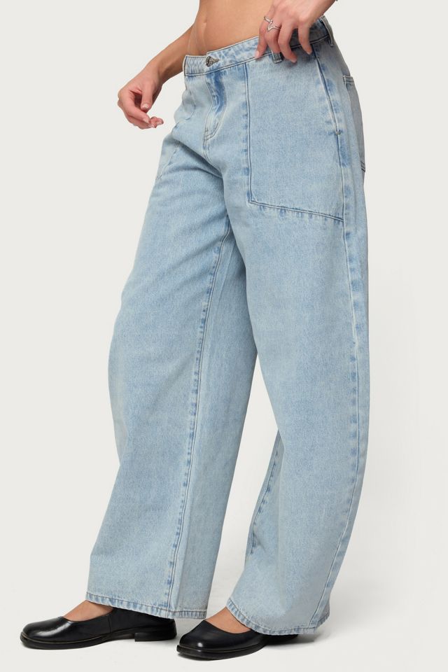 Edikted Jolie Low Rise Barrel Jean #2