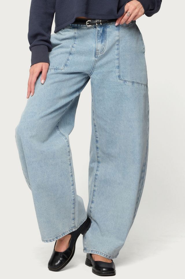 Edikted Jolie Low Rise Barrel Jean #3