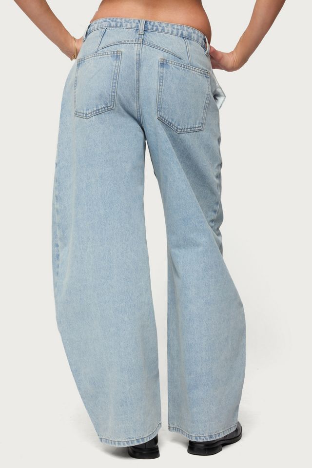 Edikted Jolie Low Rise Barrel Jean #4