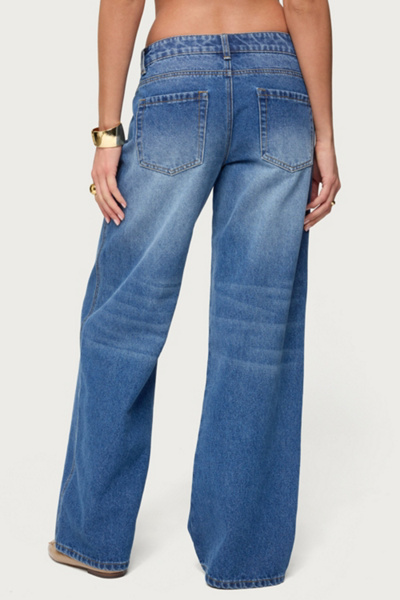 Edikted Lauryn Low Rise Baggy Jeans
