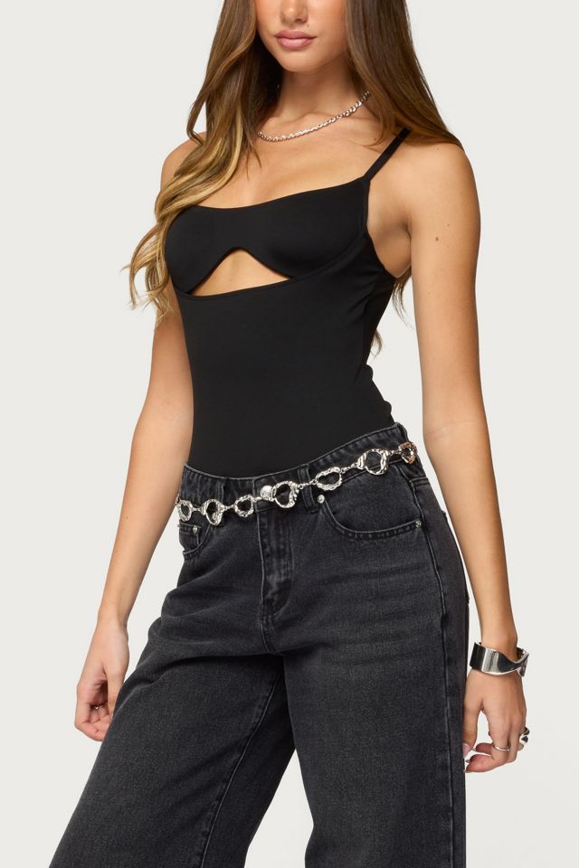 Edikted Shulah Cutout Cupped Bodysuit #3