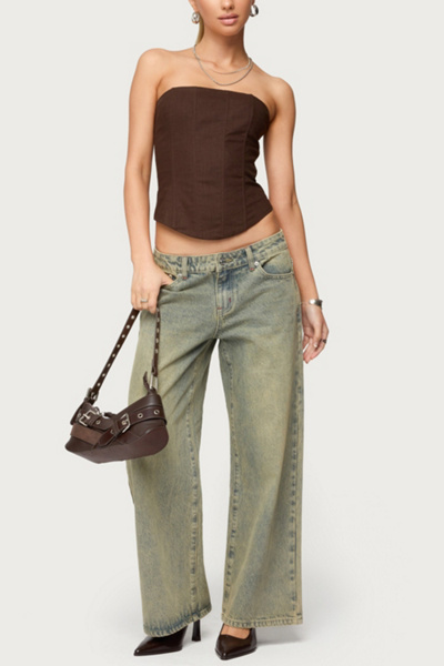 Edikted Hadar Linen Look Corset