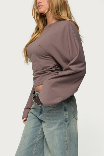 Edikted Charlisa Cinched Waist Top