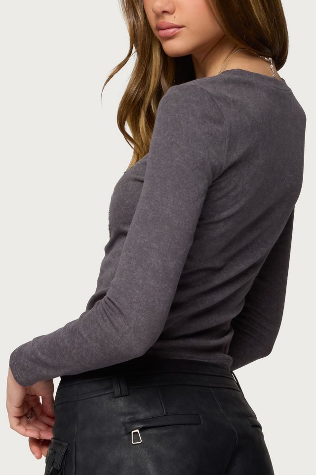 Edikted Kaisley 76 Long Sleeve T Shirt #4