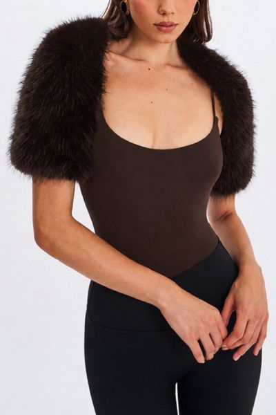 Miss Circle Kori Faux Fur Micro Bolero