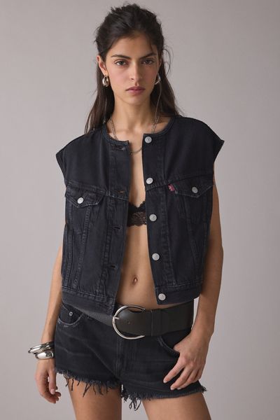 Haut Sans Manches étincelant Et Fondu – Urban Outfitters – Taille S – Vert
