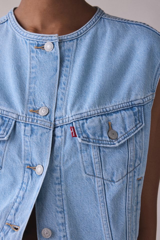 Levi’s® '90s Shrunken Collarless Denim Vest #1