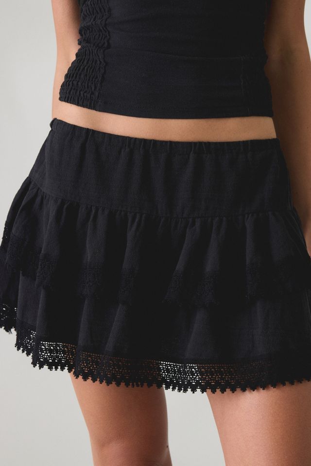 Kimchi Blue Getaway Crochet + Lace Skirt 2-Piece Set #3