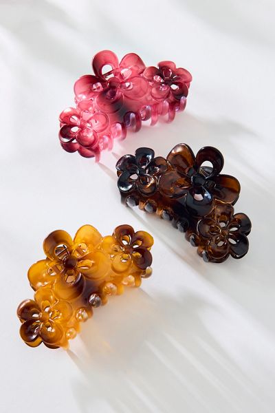 Filigree Flower Claw Clip